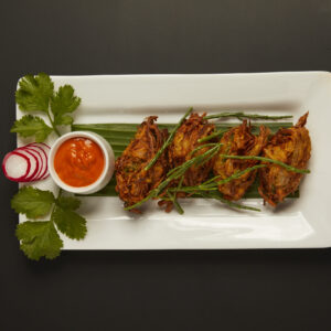 Onion & Samphire Bhaji